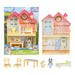 Bluey Mini Home Playset Compact House Playset With Carry Handle Three Different Rooms Kitchen & Mini Playsets Ice Cream Shop Playset Includes Articulated Bingo Figure And Accessories