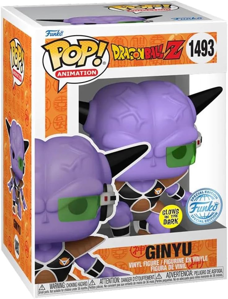 Funko Pop! Dragon Ball Z Ginyu Glow-in-The-Dark Vinyl Figure #1493