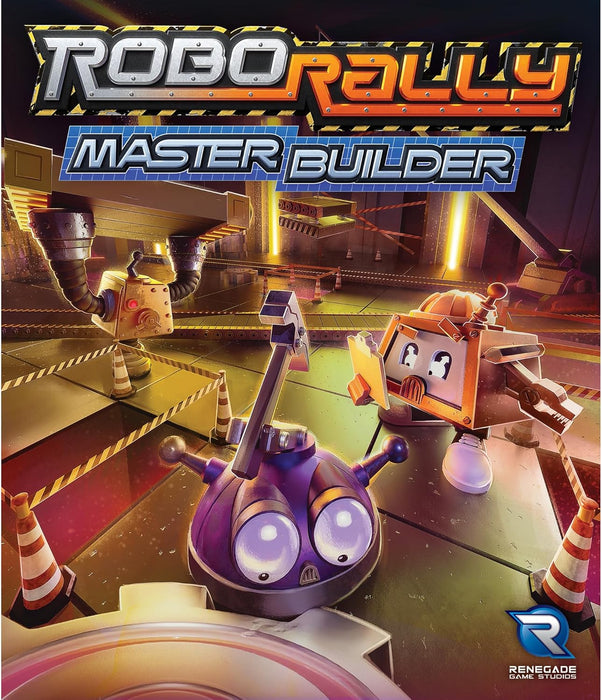 Renegade Game Studios | Robo Rally Master Builder | Board Game Expansion | Ages 12+ | 2-6 Players | 45-90 Minutes Playing Time