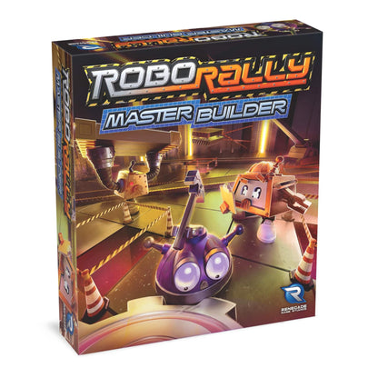 Renegade Game Studios | Robo Rally Master Builder | Board Game Expansion | Ages 12+ | 2-6 Players | 45-90 Minutes Playing Time
