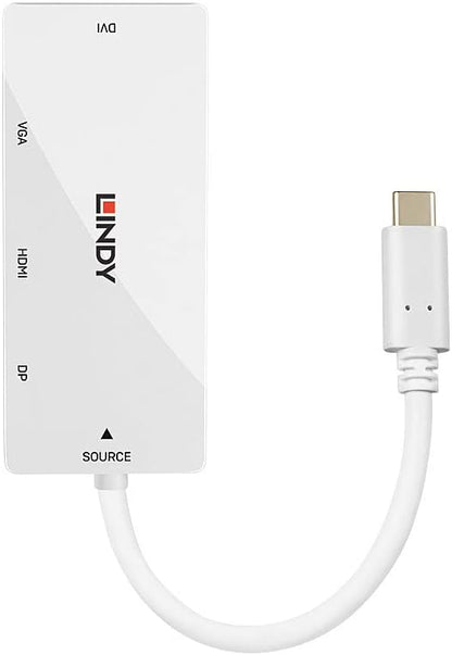 LINDY USB 3.1 Type C to Multi-AV Converter