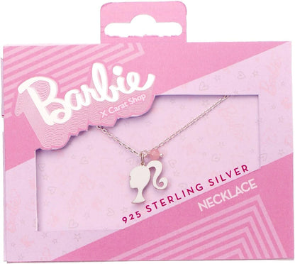 Barbie pendentif et collier argent Silhouette & Quartz Bead (argent sterling