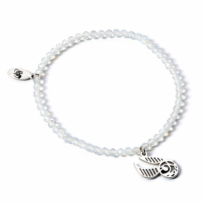 HARRY POTTER Crystal Bracelet with Sterling Silver Golden Snitch Charm