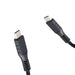 Celly, Cable with USB-C Connectors Black Label Line, PVC Cable, Compatible with Power Delivery, 60W Supported, Quick Charge, Cable 2 Meters Length, Black