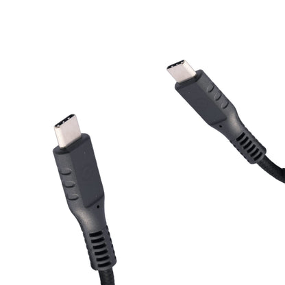 Celly, Cable with USB-C Connectors Black Label Line, PVC Cable, Compatible with Power Delivery, 60W Supported, Quick Charge, Cable 2 Meters Length, Black