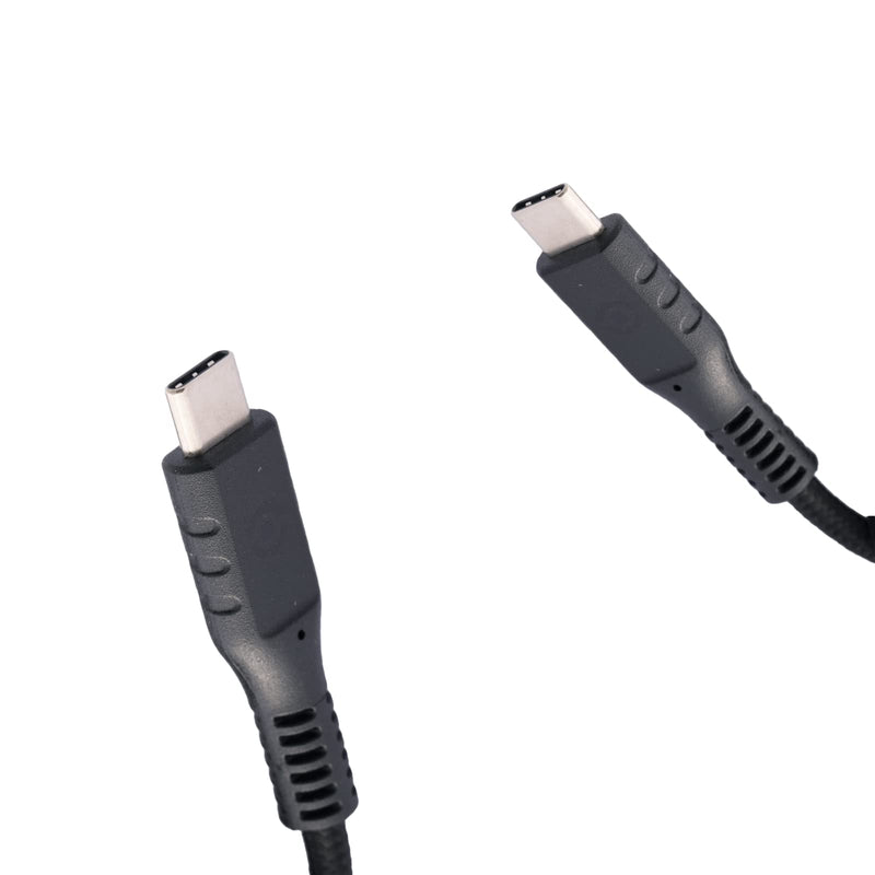 Celly, Cable with USB-C Connectors Black Label Line, PVC Cable, Compatible with Power Delivery, 60W Supported, Quick Charge, Cable 2 Meters Length, Black