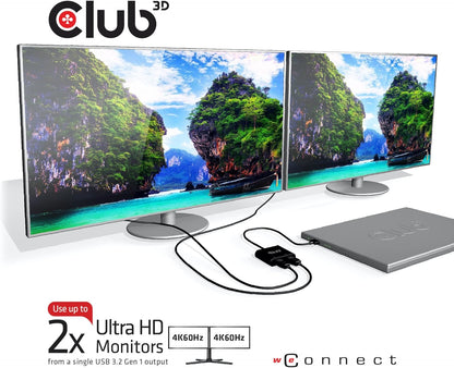 Usb-A 3.1 To Hdmi 2.0 Dual Monitor