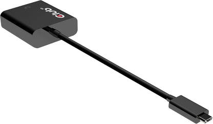 CLUB3D USB 3.1 Type C to HDMI 2.0 UHD 4K 60HZ Active Adapter - Cable Interface/Adapter (USB 3.1 Type C, HDMI 2.0, Male/Female, 0.15 m, Black