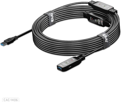 Club 3D USB 3.2 Gen1 Active Extension Cable 15 m Male/B 28AWG