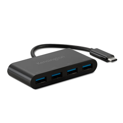 KENSINGTON CH1200 - Hub USB-C 10 Gbit/s 4 Ports, Connectez jusqu'à 4 Appareils USB-A à 1 Seul Port USB-C - Garanti 2 ans (K33616WW