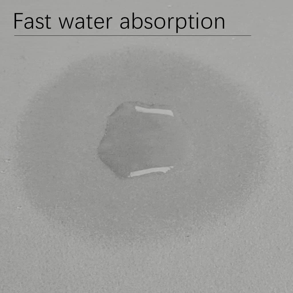 ETHORY Beau Tapis de Bain Velours rectangulaire Lavable Tapis antidérapant Absorption Rapide de l
