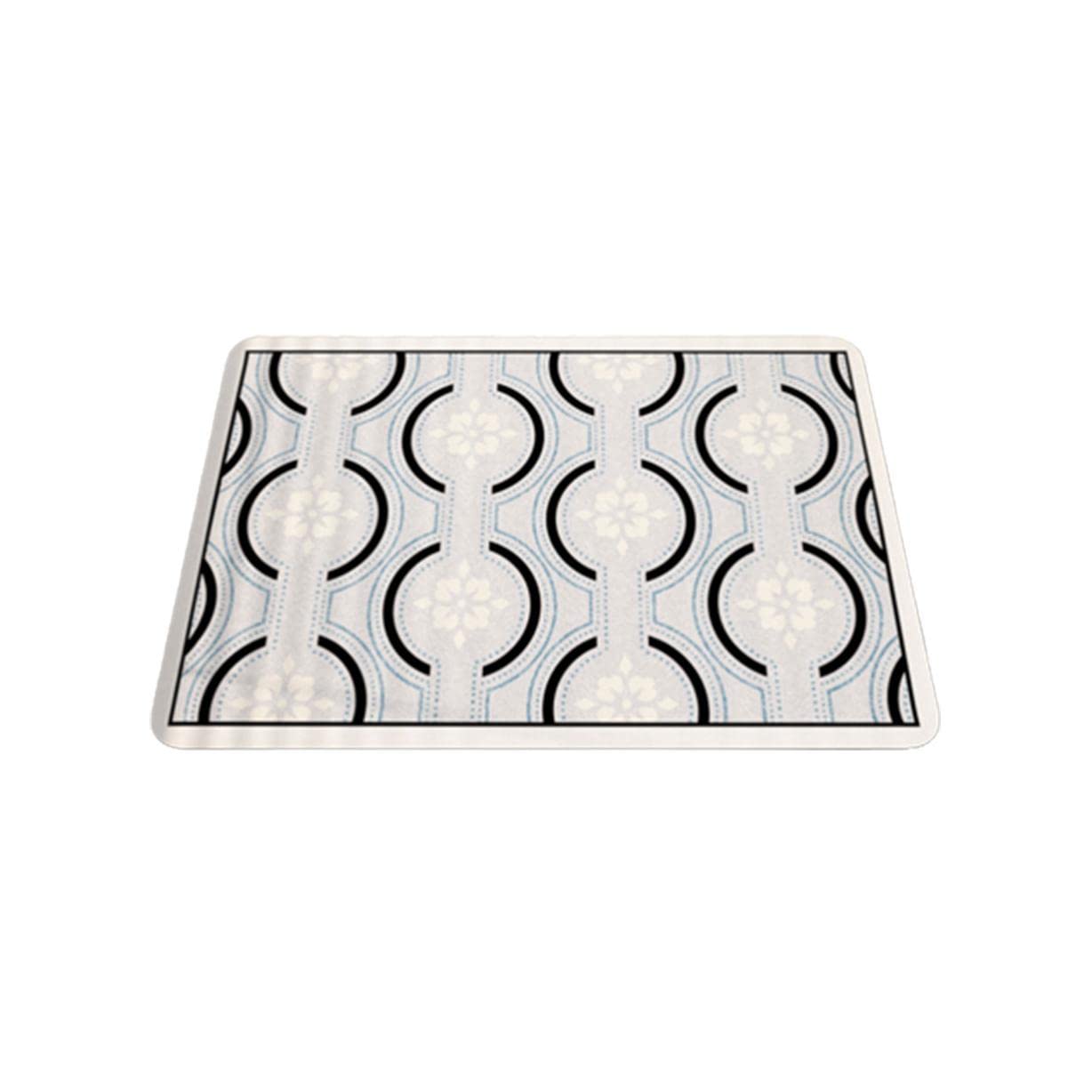 ETHORY Beau Tapis de Bain Velours rectangulaire Lavable Tapis antidérapant Absorption Rapide de l