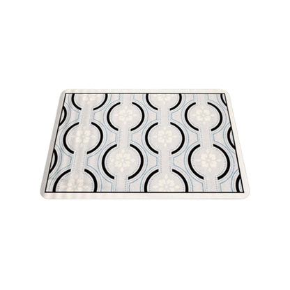 ETHORY Beau Tapis de Bain Velours rectangulaire Lavable Tapis antidérapant Absorption Rapide de l
