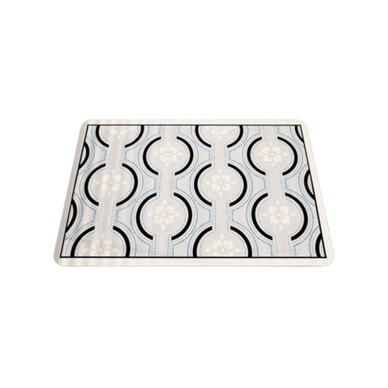 ETHORY Beau Tapis de Bain Velours rectangulaire Lavable Tapis antidérapant Absorption Rapide de l