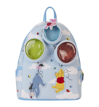 Loungefly Winnie the Pooh and Friends Floating Balloons Mini Backpack Multi