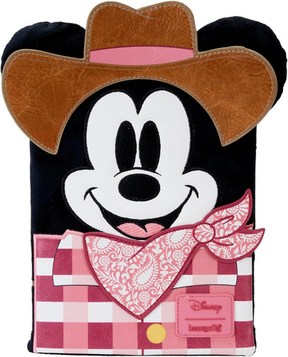 Loungefly Disney Western Mickey Plush Journal