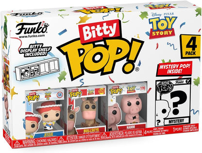 Funko Bitty Pop!: Toy Story Mini Collectible Toys 4-Pack - Jessie, Bullseye, Hamm & Mystery Chase Figure (Styles May Vary
