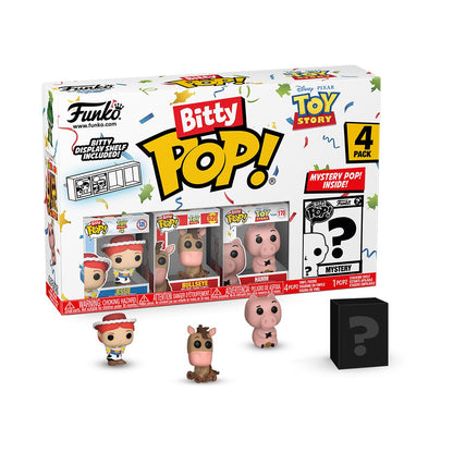 Funko Bitty Pop!: Toy Story Mini Collectible Toys 4-Pack - Jessie, Bullseye, Hamm & Mystery Chase Figure (Styles May Vary