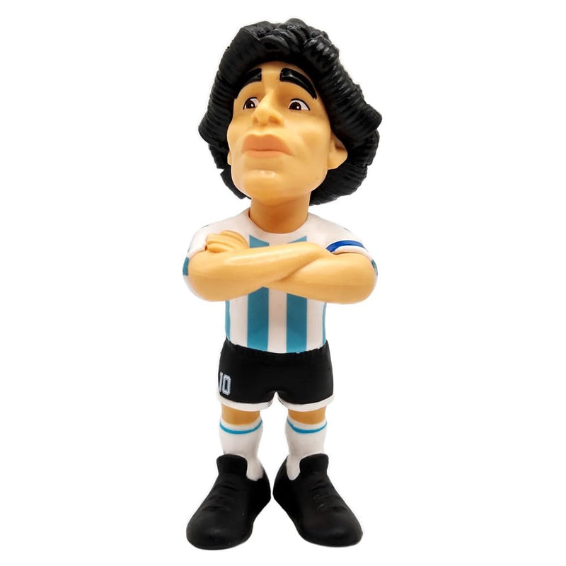 Bandai Minix Argentina Diego Maradona Model | Collectable Diego Maradona Figure In 10 Shirt | Bandai Minix Football Toys Range | Collect Your Favourite Football Figures And Teams