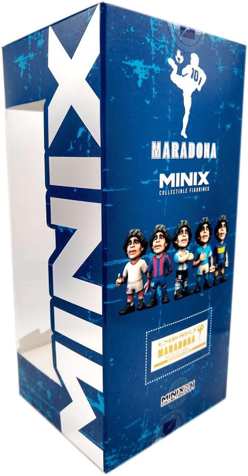 Bandai Minix Argentina Diego Maradona Model | Collectable Diego Maradona Figure In 10 Shirt | Bandai Minix Football Toys Range | Collect Your Favourite Football Figures And Teams