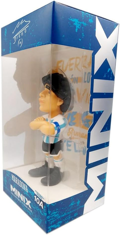 Bandai Minix Argentina Diego Maradona Model | Collectable Diego Maradona Figure In 10 Shirt | Bandai Minix Football Toys Range | Collect Your Favourite Football Figures And Teams