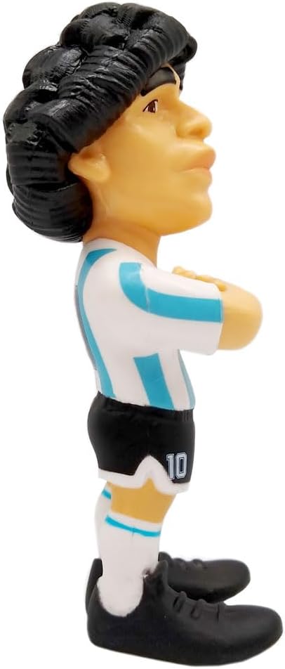 Bandai Minix Argentina Diego Maradona Model | Collectable Diego Maradona Figure In 10 Shirt | Bandai Minix Football Toys Range | Collect Your Favourite Football Figures And Teams