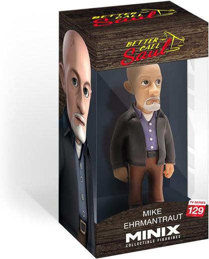 Bandai Minix Mike Ehrmantraut Model | Collectable Mike Figure From The Better Call Saul TV Series | Bandai Minix Better Call Saul Toys Range | Collect Your Favourite Better Call Saul Figures