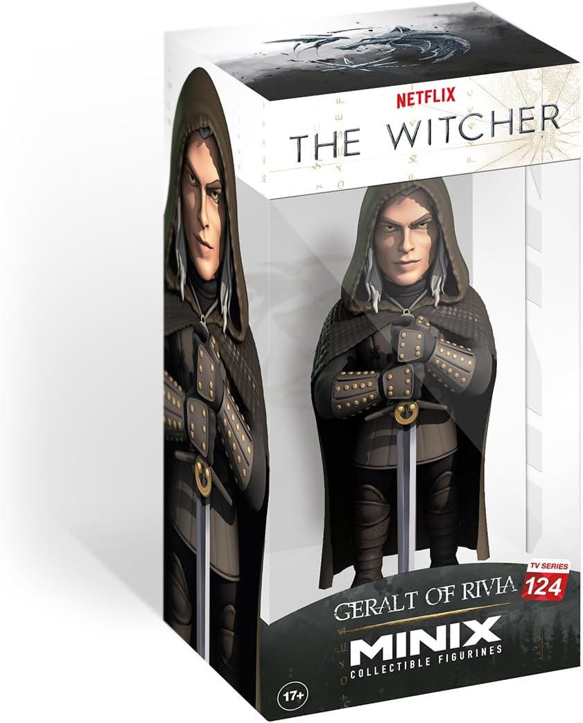 MINIX - Figura de Geralt - The Witcher T3 - Coleccionables de 12 cm para Exhibición, Idea de Regalo para Niños Y Adultos, Fans de TV & Cine - MN13814