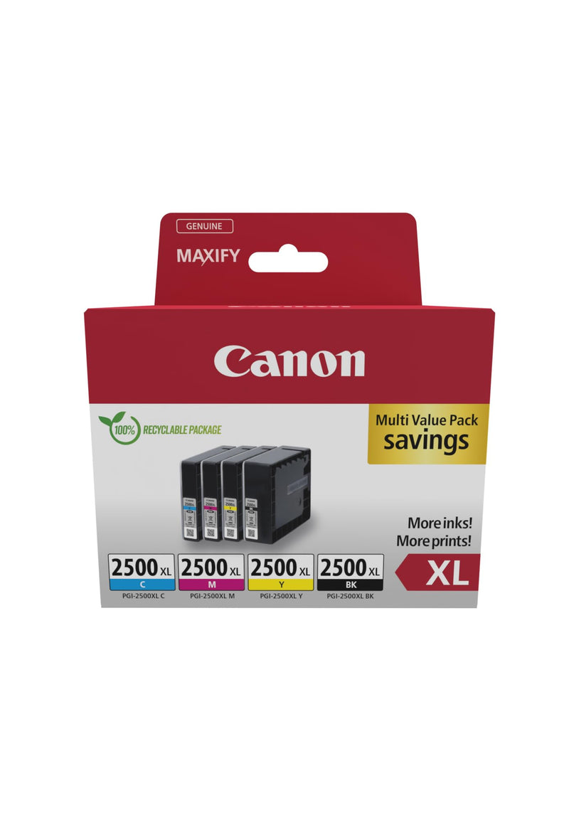 Canon PGI-2500 XL BK/C/M/Y schwarz, cyan, magenta