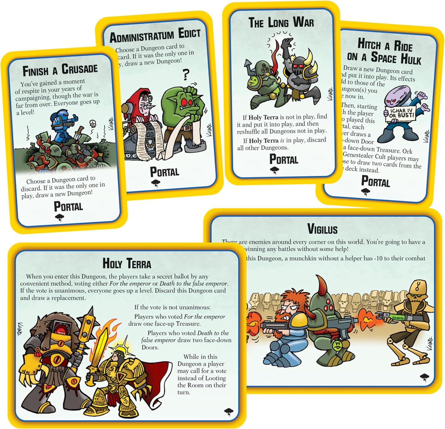 Steve Jackson Games Munchkin Warhammer 40,000 Storming The Warp, Strategy Card Game