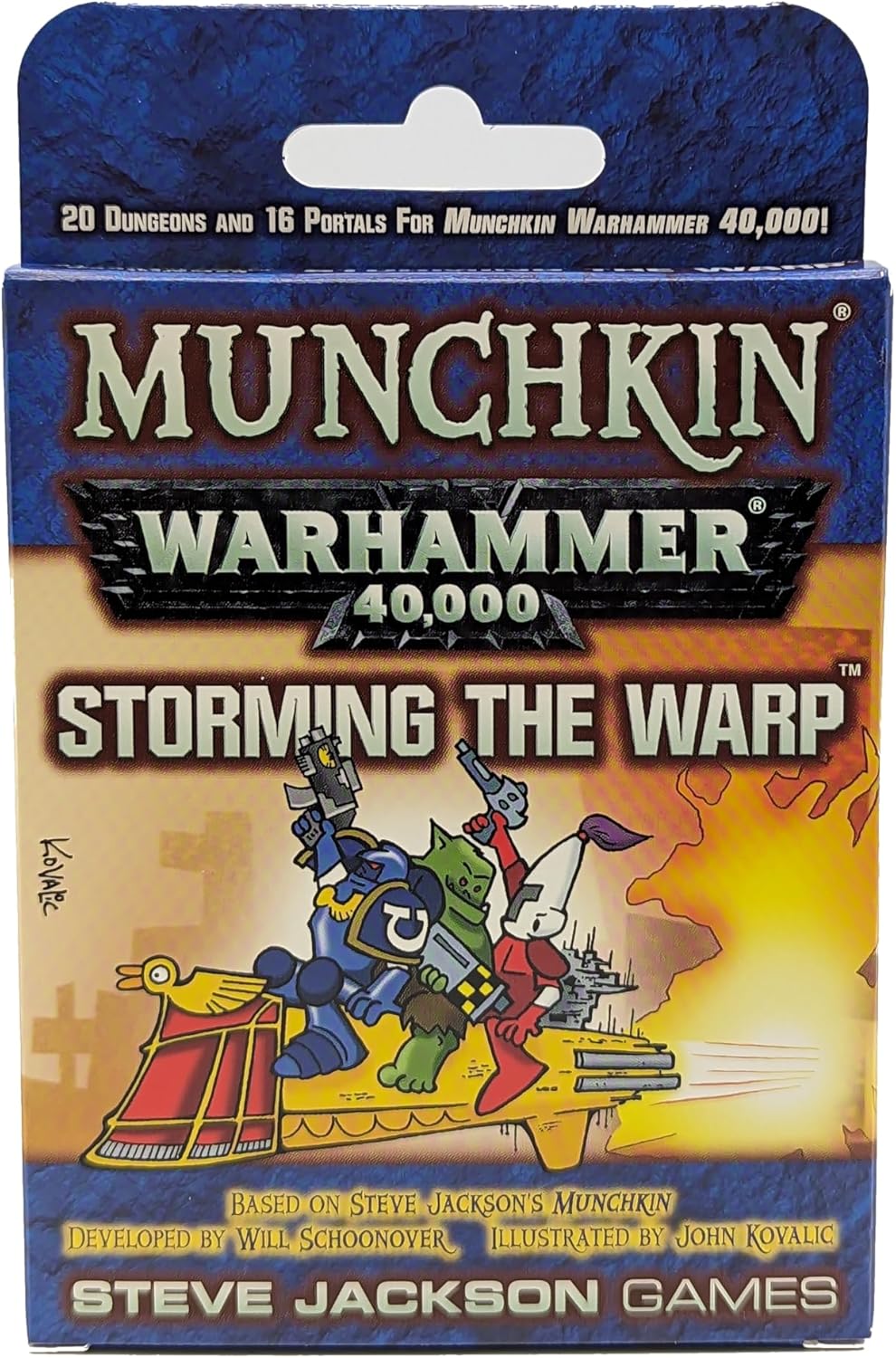 Steve Jackson Games Munchkin Warhammer 40,000 Storming The Warp, Strategy Card Game