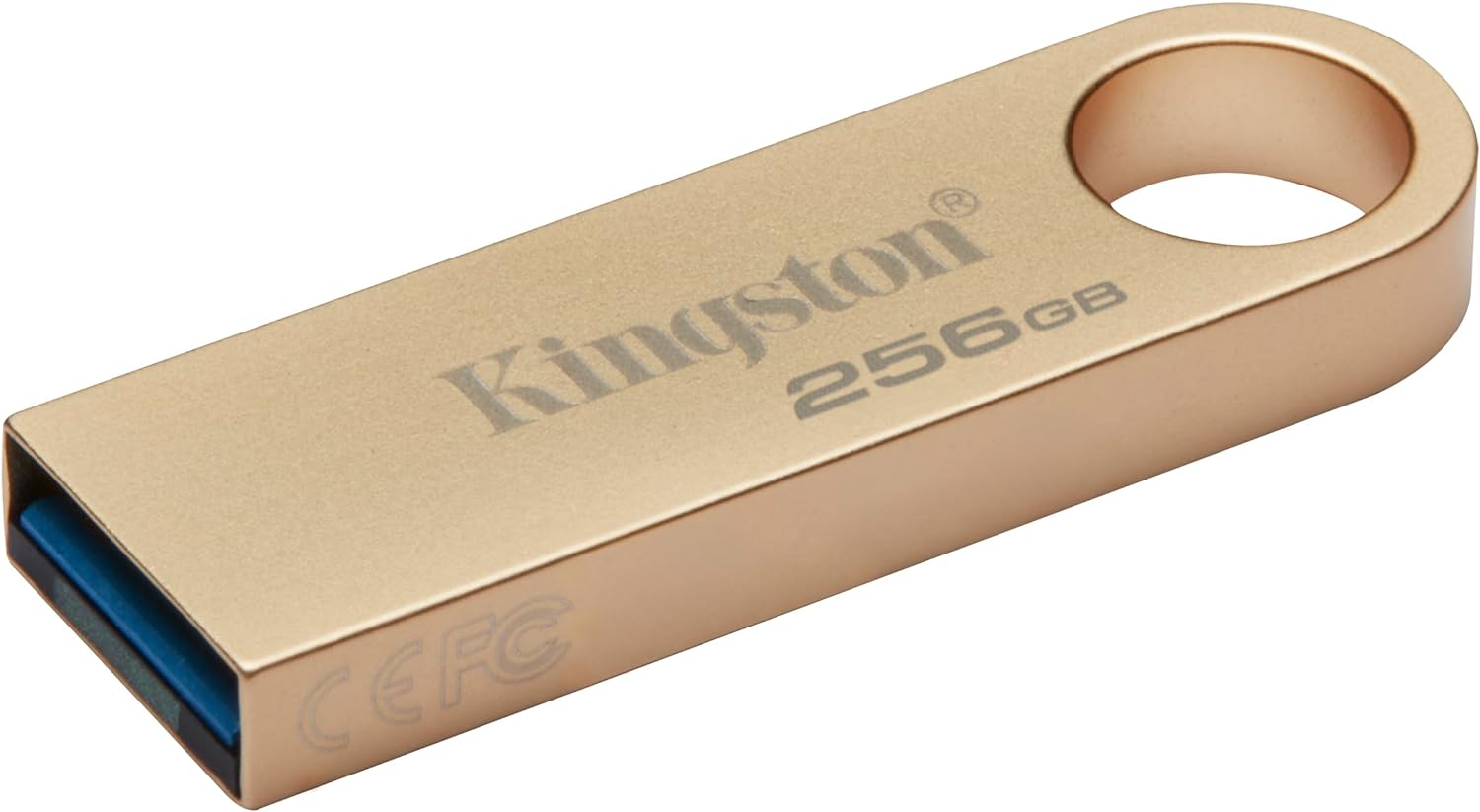 Kingston DataTraveler SE9 Gen 3 - 256GB 220MB/s lectura - Metálica - Unidad USB 3.2 Gen 1 -Dorado