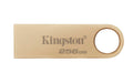 Kingston DataTraveler SE9 Gen 3 - 256GB 220MB/s lectura - Metálica - Unidad USB 3.2 Gen 1 -Dorado