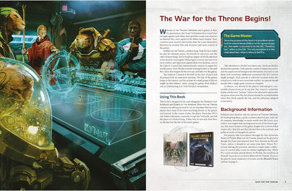Genesys Roleplaying Game War for The Throne SOURCEBOOK - Save The Galaxy in an Epic Space Adventure! Fantasy Game for Kids & Adults, Ages 14+, 2-8 Players, 1+ Hour Playtime, Made by EDGE Studio