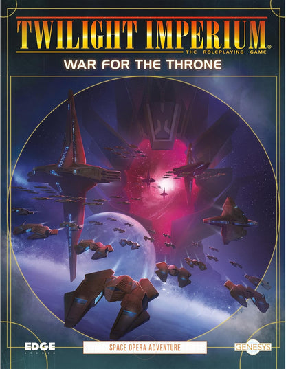 Genesys Roleplaying Game War for The Throne SOURCEBOOK - Save The Galaxy in an Epic Space Adventure! Fantasy Game for Kids & Adults, Ages 14+, 2-8 Players, 1+ Hour Playtime, Made by EDGE Studio