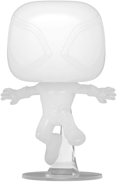 Funko Pop! Vinyl: Spider-Man: Across the Spider-Verse: Miles Morales - (Transparent) - Spider-man - Amazon Exclusive - Collectable Vinyl Figure - Gift Idea - Official Merchandise - Movies Fans