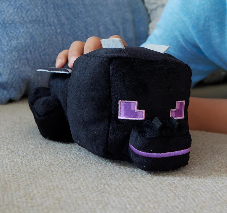 Mattel Minecraft Plush Ender Dragon Character Soft Doll, Video Game-Inspired Collectible Toy Gift, 8-inch, HWH32