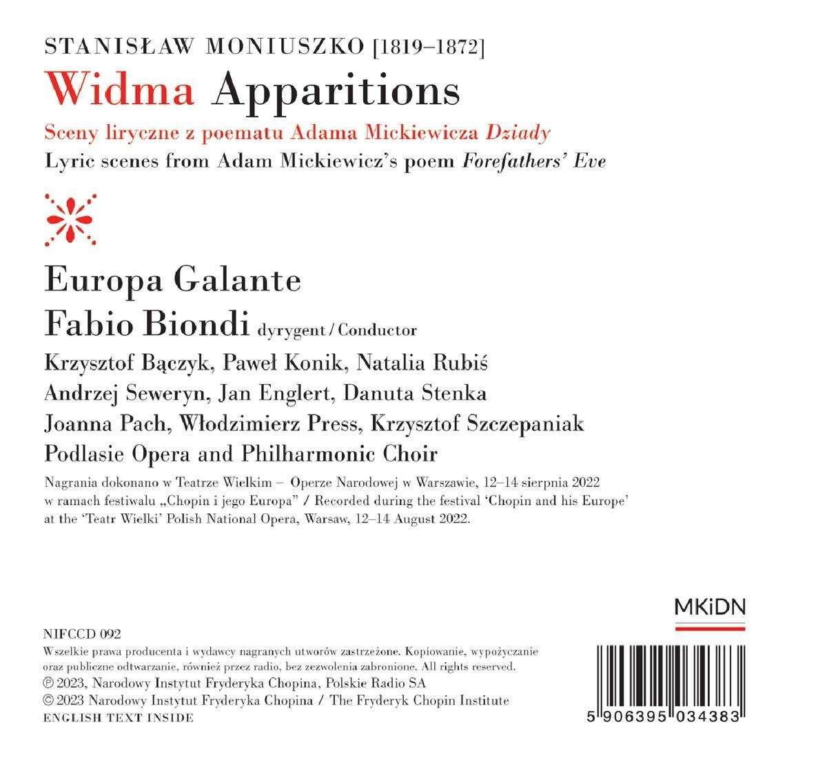 Moniuszko: Widma (Apparitions)