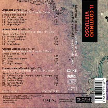 Corelli/Vivaldi/Visconti/Veracini: Il Continuo Virtuoso