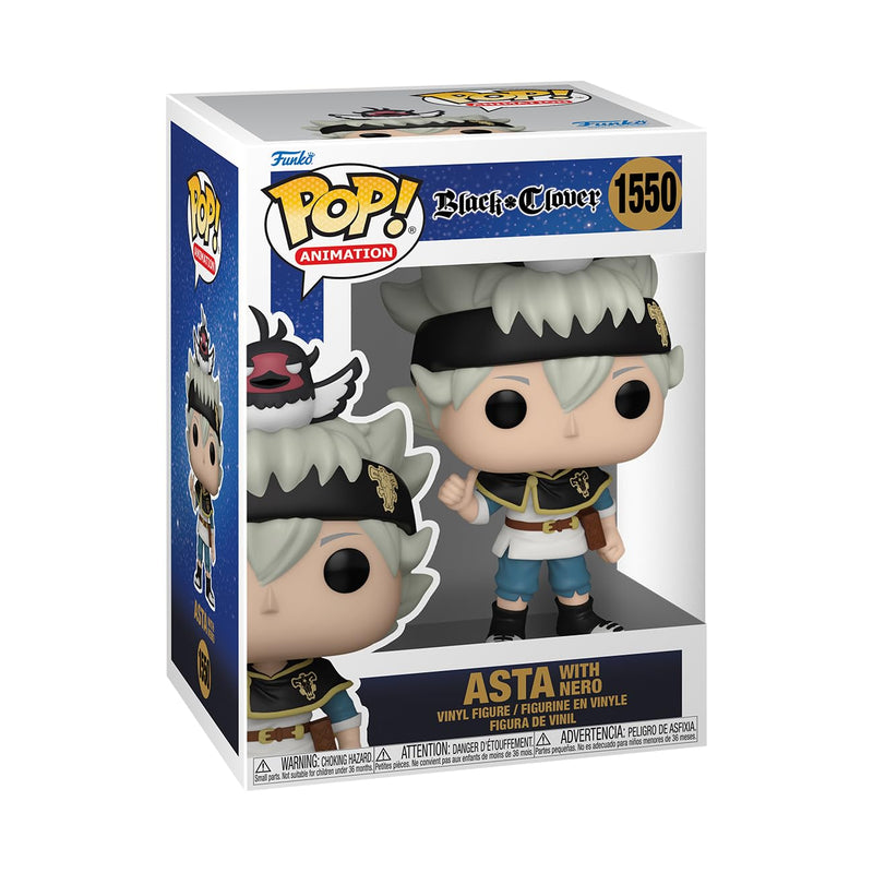 Funko Pop! Animation: Black Clover - Asta mit Nero - Vinyl-Sammelfigur - Geschenkidee - Offizielle Handelswaren - Spielzeug Für Kinder und Erwachsene - Anime Fans - Modellfigur Für Sammler