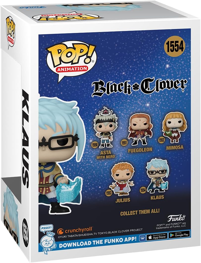 Funko Pop! Animation: Black Clover - Klaus #1554 Vinyl Figure