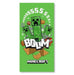 MINECRAFT - Creeper - Beach Towel 100% Polyester -