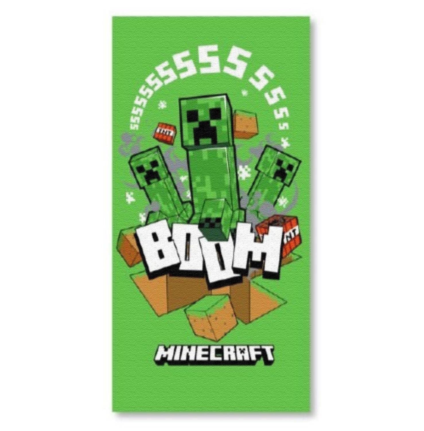 MINECRAFT - Creeper - Beach Towel 100% Polyester -