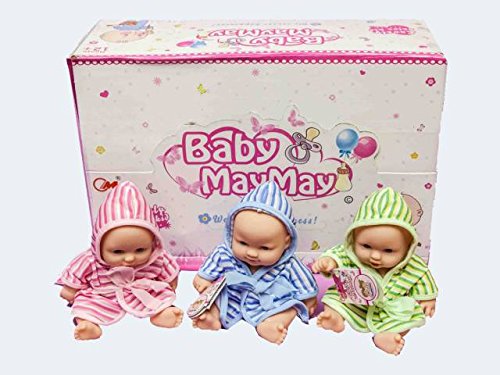 Babypuppe Im Bademantel 20cm Im Disp.