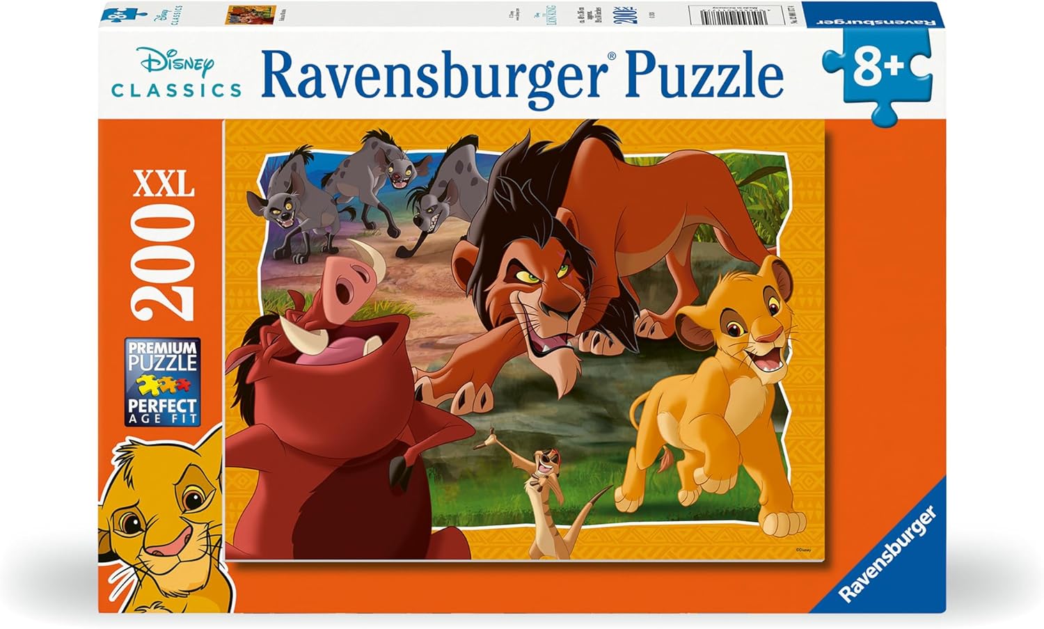 Ravensburger Disney Lion King 200 Piece Jigsaw Puzzles for Kids Age 8 Years Up