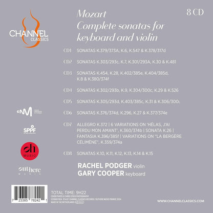 Mozart: Complete Sonatas for Keyboard and Violin