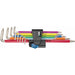 Wera 3967/9 TX SXL Multicolour holding function Stainless TORX® L-key set, TX8-TX40, 9pc, 05022689001