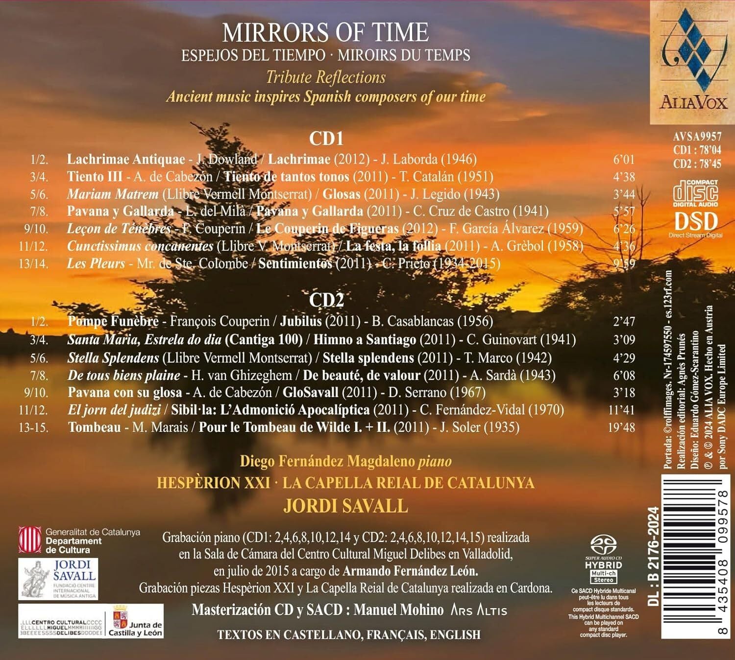 Mirrors of Time: Tribute Reflections: Ancient Music Inspires Spanish Composers of Our Time