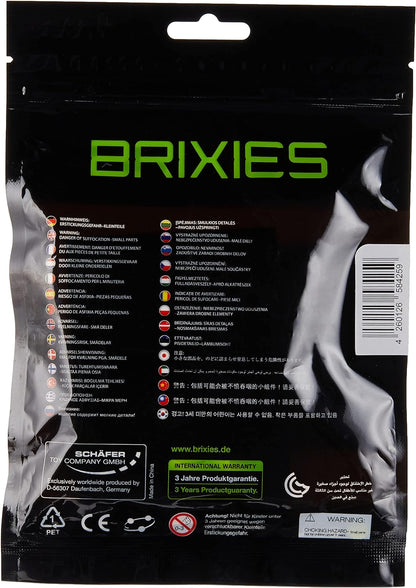 Brixies "Golden Retriever" 3D-motief bouwstenen (meerkleurig)