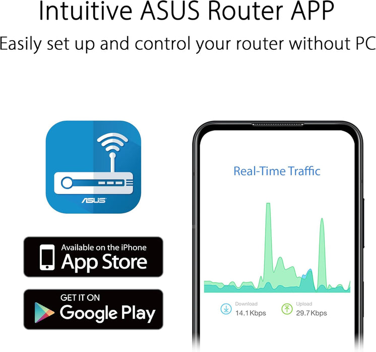 ASUS WL-Router RT-AX52 AX1800 AiMesh